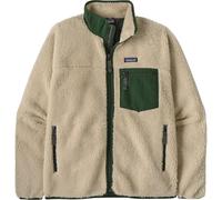 Patagonia Men's Classic Retro-X Fleece Jacket (Dark Natural w/Treeline Green)