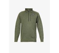 Patagonia Mens Industrial Green Better Quarter-zip Recycled-polyester Sweatshirt Xl