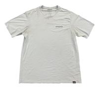 Patagonia Cap Cool Daily Graphic Shirt - Men's Boardshort Logo Abalone Blue: Feather Grey L