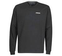Patagonia long sleeve top l/s p-6 responsibili-tee logo (black)