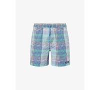 Patagonia Mens Patagonia Baggies™ Plaid Nylon Shorts Melt Away Still Blue S