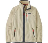 Patagonia Men's Retro Pile Fleece Jacket (Pelican w/Smolder Blue)