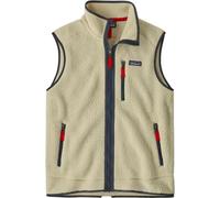 Patagonia Men's Retro Pile Fleece Vest (Pelican w/Smolder Blue)
