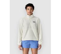 Patagonia Micro D 1/2 Half-Zip Fleece Sweater birch white S