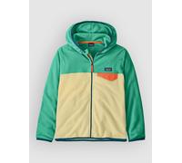Patagonia Micro D Snap Kids Zip Hoodie aqua stone L