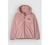 Patagonia - Warm, quick-drying fleece - K's Micro D Snap-T Jkt Fuzzy Mauve - Kid Size XS - Purple Purple XS