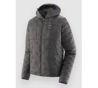 Patagonia - Men's compressible down jacket - M's Micro Puff Hoody Forge Grey for Men in Nylon - Size M Grey M