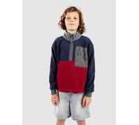 Patagonia Microdini 1/2 Kids Half-Zip Fleece Sweater wax red L