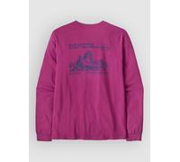 Patagonia - L/S MW Hut Tripper Skyline T-Shirt - Longsleeve size M, purple