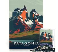 Patagonia Mountain Landscape Jigsaw Puzzles for Adults 1000 Piece Memory Boost Peaceful Hobby Festive Present size 38x26cm