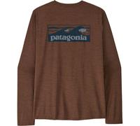 PATAGONIA M's L/s Cap Cool Daily Shirt - Boardshort Logo - Men - Brown - size L- model 2027 L