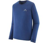 Patagonia 44585 Ms L/S Cap Cool Merino Blend Graphic Shirt Colour: DWCL Driftways Clement Blue, Size: L