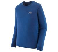 PATAGONIA M's L/s Cap Cool Merino Blend Graphic Shirt - Men - Blue - size XL- model 2026 XL