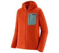 Patagonia R1 Air Full Zip hooded sweatshirt orange grey - M