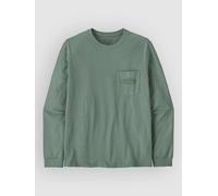 Patagonia Mw 95 Oval Logo Pocket Long Sleeve T-Shirt cover green M