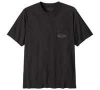 Patagonia - MW '95 Oval Logo Pocket Tee - T-shirt size S, black