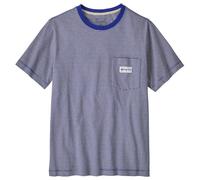 Patagonia - MW Hut Tripper Label Pocket Tee - T-shirt size XXL, grey