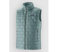Sleeveless Puffer Jacket Patagonia Nano Puff Bleu 2XL