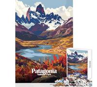 Patagonia National Park Chile Landscape Hard Jigsaw Puzzle for Adults 1000 Pieces Improve Attention Span And Focus Peaceful Relaxing Leisure Fun (38x26cm)