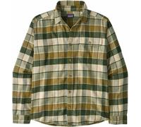 PATAGONIA M's L/s Lw Fjord Flannel Shirt - Men - Green / Grey / Beige - size S- model 2026 S