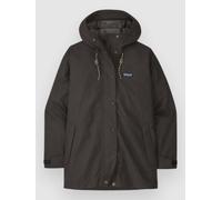 Patagonia - Women's Outdoor Everyday Rain Jacket - Waterproof jacket size XS, grey/black