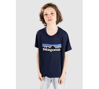 Patagonia - Kid's P-6 Logo - T-shirt size M, blue