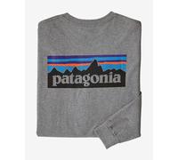 Patagonia - L/S P-6 Logo Responsibili-Tee - Longsleeve size S, grey