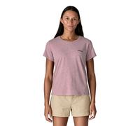 Patagonia P-6 Logo Responibili-Tee Women's T-Shirt | UK L in Quiet Violet