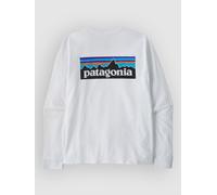 Patagonia - L/S P-6 Logo Responsibili-Tee - Longsleeve size L, grey/white