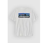Patagonia P-6 Logo Responsibili T-Shirt fiber white L
