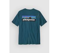Patagonia P-6 Logo Responsibili T-Shirt glacial blue M