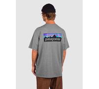 T-shirt Patagonia P-6 Responsibili-Tee Gris M