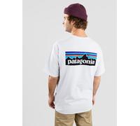 Patagonia P-6 Logo Responsibili-Tee Short Sleeve T-Shirt White Multicolour - S