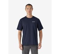 Patagonia P-6 Logo Responsibili-Tee Short Sleeve T-shirt dark blue white - XXL