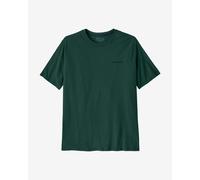 Patagonia P-6 Logo Responsibili-Tee Short Sleeve T-Shirt Dark Green Blue - S