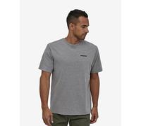 Patagonia - 100% recycled T-shirt - M's P-6 Logo Responsibili-Tee Gravel Heather for Men - Size M - Grey Grey M