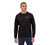Patagonia Long Sleeve P-6 Logo Responsibili-Tee Black