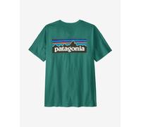 Patagonia P-6 Logo Short Sleeve T-Shirt Green - L