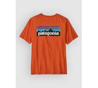 Patagonia P-6 Logo T-Shirt coal orange M