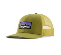Patagonia P-6 Logo Trucker Hat Baseball Cap, Graze Green, One Size