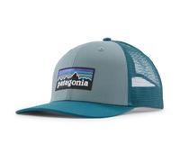 Patagonia - P-6 Logo Trucker Hat - Cap size One Size, turquoise