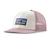 PATAGONIA P-6 Logo Trucker Hat - Men - White / Pink - size only size- model 2026 only size