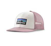 Patagonia | P-6 Logo Trucker Hat | Mesh Back Cap | White/Quiet Violet One Size