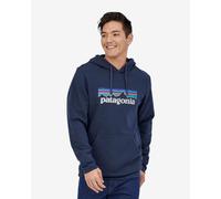 Patagonia P-6 Logo Uprisal Hoodie Deep Navy Blue - M