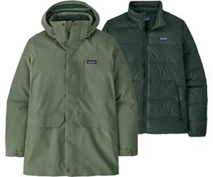 Patagonia - Parka chaude et imperméable - M's Tres 3-in-1 Parka Old Growth Green for Men - Size S - Khaki Khaki S