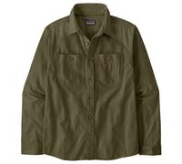Patagonia Point Reyes Canvas Shirt - Basin Green - Green / XXL