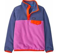 Patagonia - Polar fleece with press stud collar - K's LW Synch Snap-T P/O Brisk Purple - Kid Size XL Purple XL