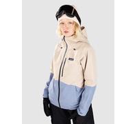 Patagonia - Women's Powder Town Jacket - Ski jacket size XL, blue/sand