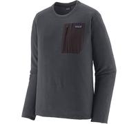 Patagonia - Quick-drying embossed fleece with zip - M's R1 Air Crew Smolder Blue for Men in Recycled Polyester - Size S Blue S