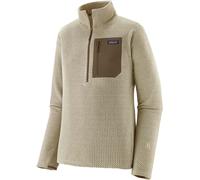 Patagonia - Quick-drying embossed fleece with zip - M's R1 Air Zip Neck Pelican for Men in Recycled Polyester - Size M - Beige Beige M